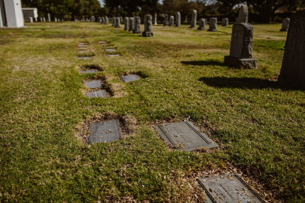 memorial park cemetery near Glenpool, OK